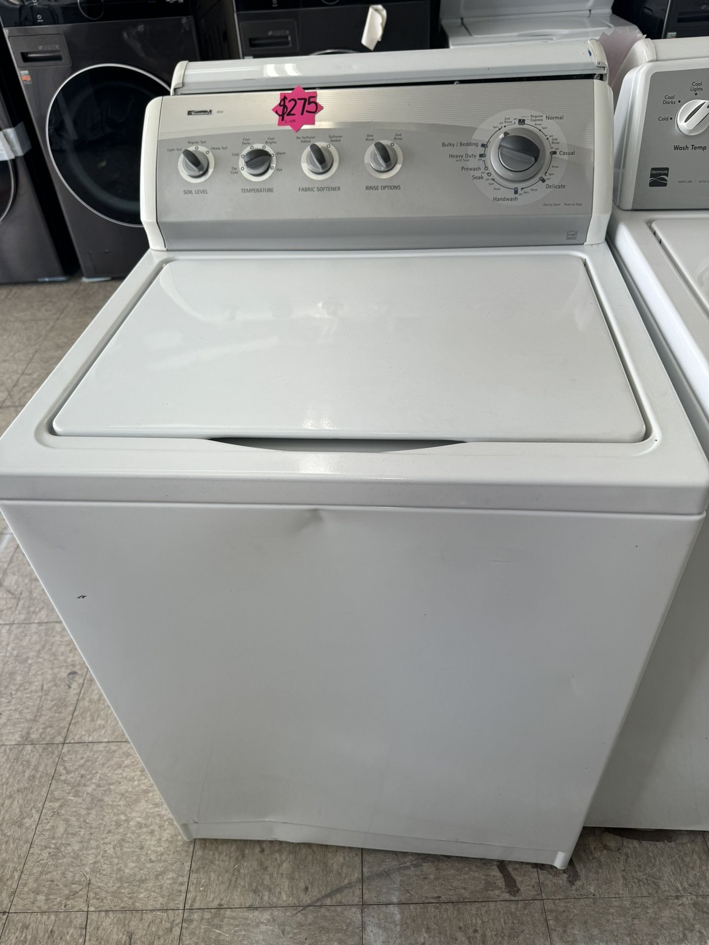 Washer Like New Kenmore With Agitator 