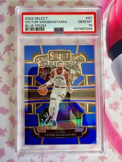 2023 Select Blue Prizm Victor Wembanyama PSA 10