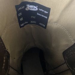 Justin Leather Upper boots 