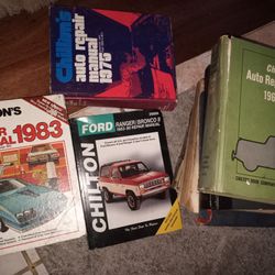 Chilton Old Auto Repair Car Manuals Ranger Bronco Books 
