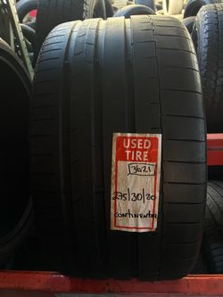 1 Continental Used Tire 275/30/20