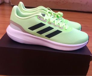 Adidas Run Falcon 3.0 Men’s 10.5 Neon Green Athletic Shoes