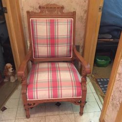 Victorian Arm Chairs Newly Upholstered 