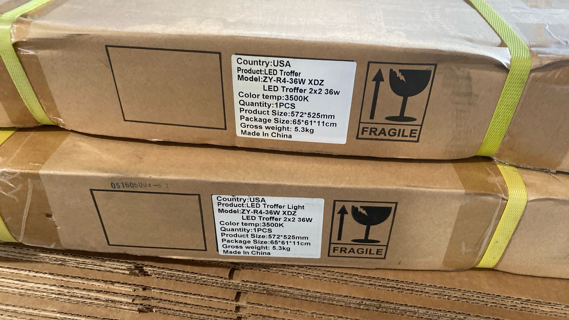 Led  Troffer 2x2 36w  