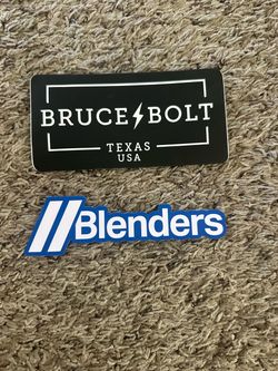 Blenders Bruce Bolt stickers