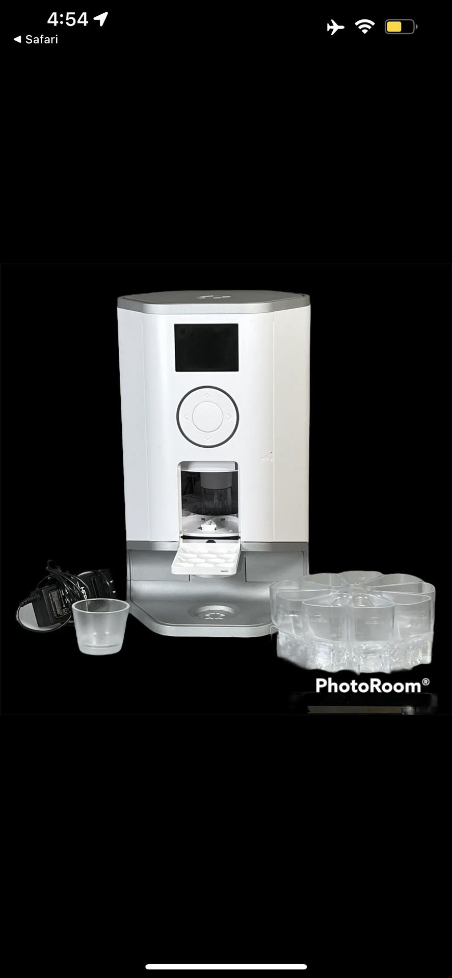 K5. Hero H100 Medication Pill Dispenser W Cord, Medicine Cup UNLOCKED For Parts