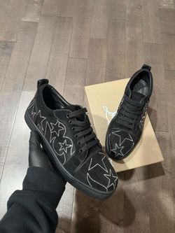 Red bottoms with rhinestones