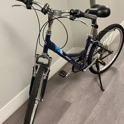 Bicycle NISHIKI: size 15", fits 5.3" thru 5.7". Wheel size 26".