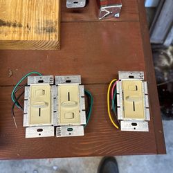 New Lutron Ivory Dimmers
