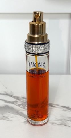 Elizabeth Taylor White Diamonds & Sapphires-Spray 1.7 oz / 50 ml – No Cap or Box-Preowned.