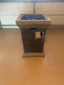 Nice propane fire pit