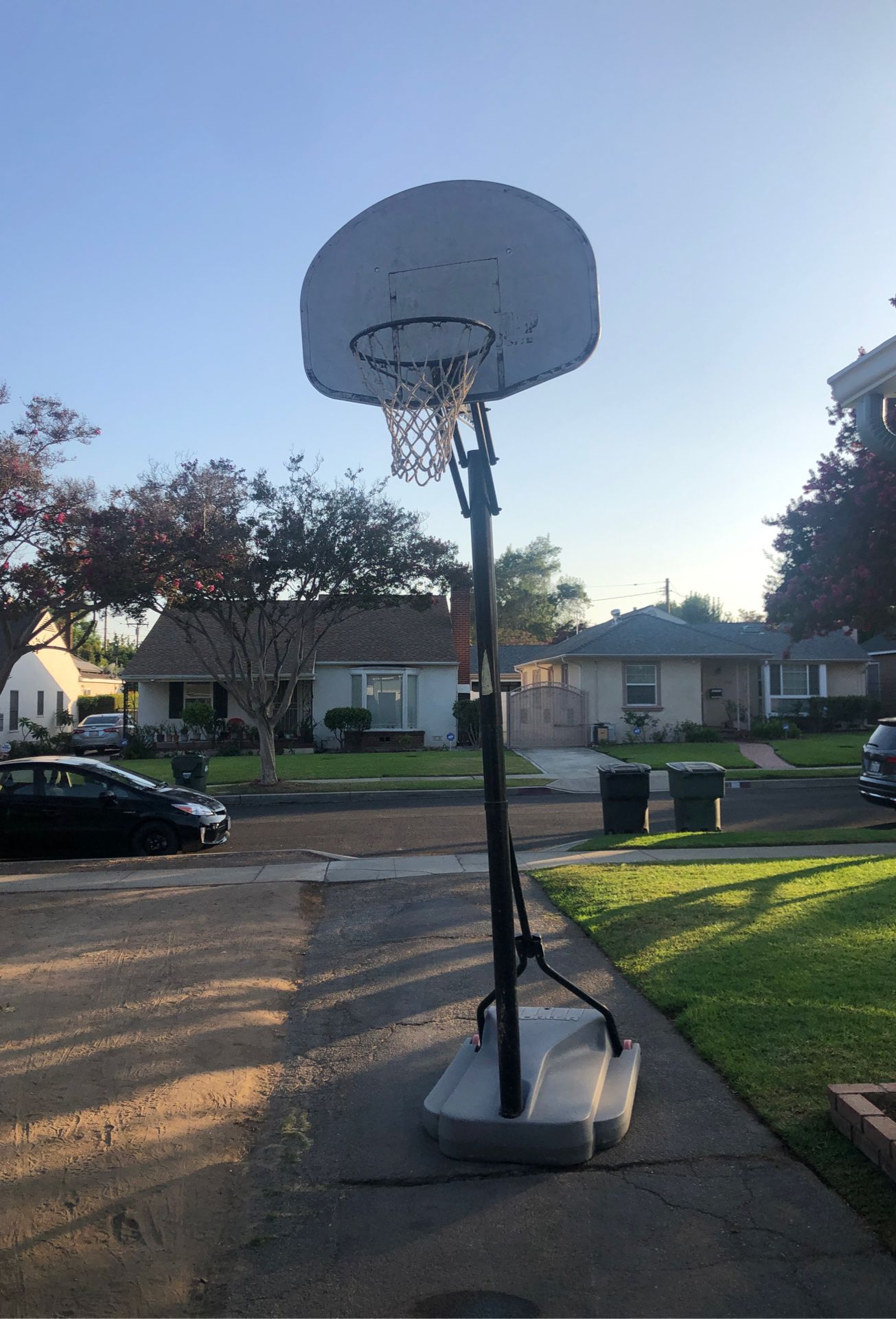 Basketball hoop.