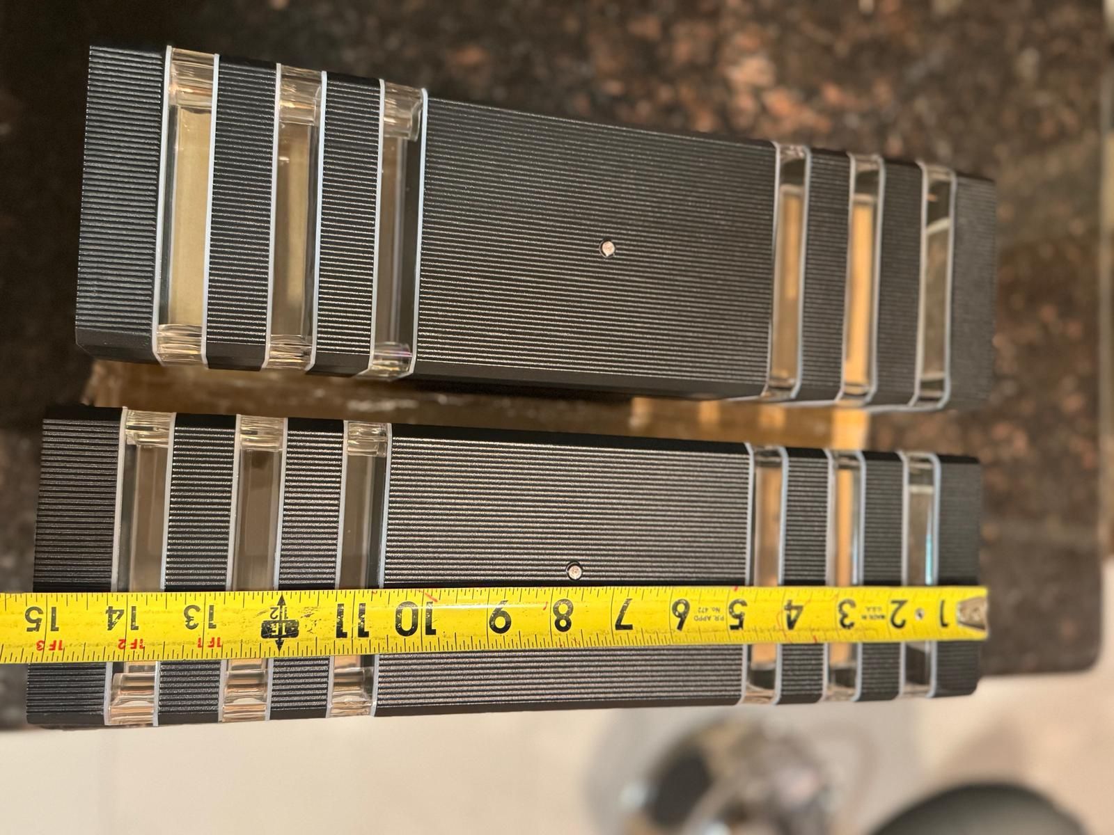 Dusk to Dawn Outdoor Wall Lights, 3 Layer Up Down Outdoor Lights for House, Waterproof Exterior Sconce Wall Lighting Fixtures for Porch Garage Front