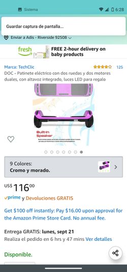 Purple Bluetooth hoverboard