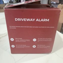 Hosmart Wireless Driveway Alarm HY-001 Motion Sensor 1/2 Mile Range OPEN BOX