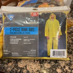 New!! XL  2-piece  Rain Suit . PVC FREE 