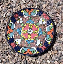 $35 Mexican Pottery Hanging Plate 15” New