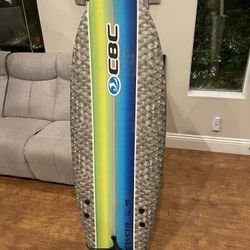 5’8” Foam Surfboard