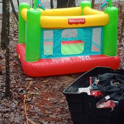 Playskool Indoor Bouncer W Built In Pump