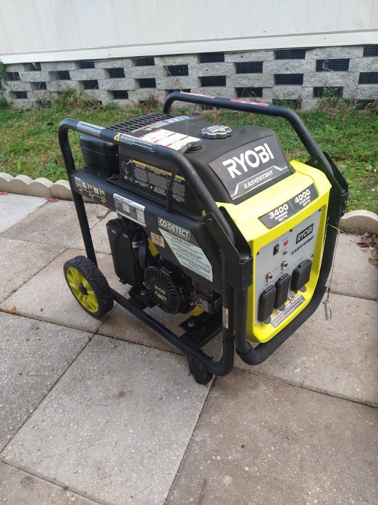 Ryobi 4000 Watt Inverter Generator 