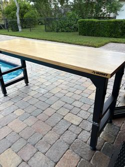 Husky 72” Adjustable Height Workbench