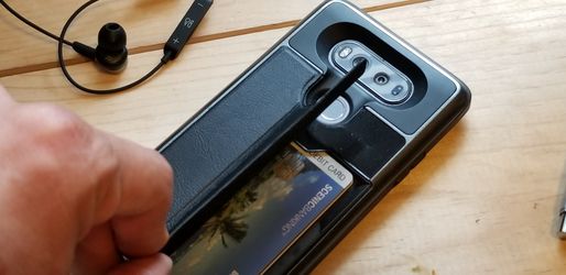 Wallet case for lg v20