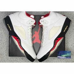Jordan 5 Fire Red 13 Men