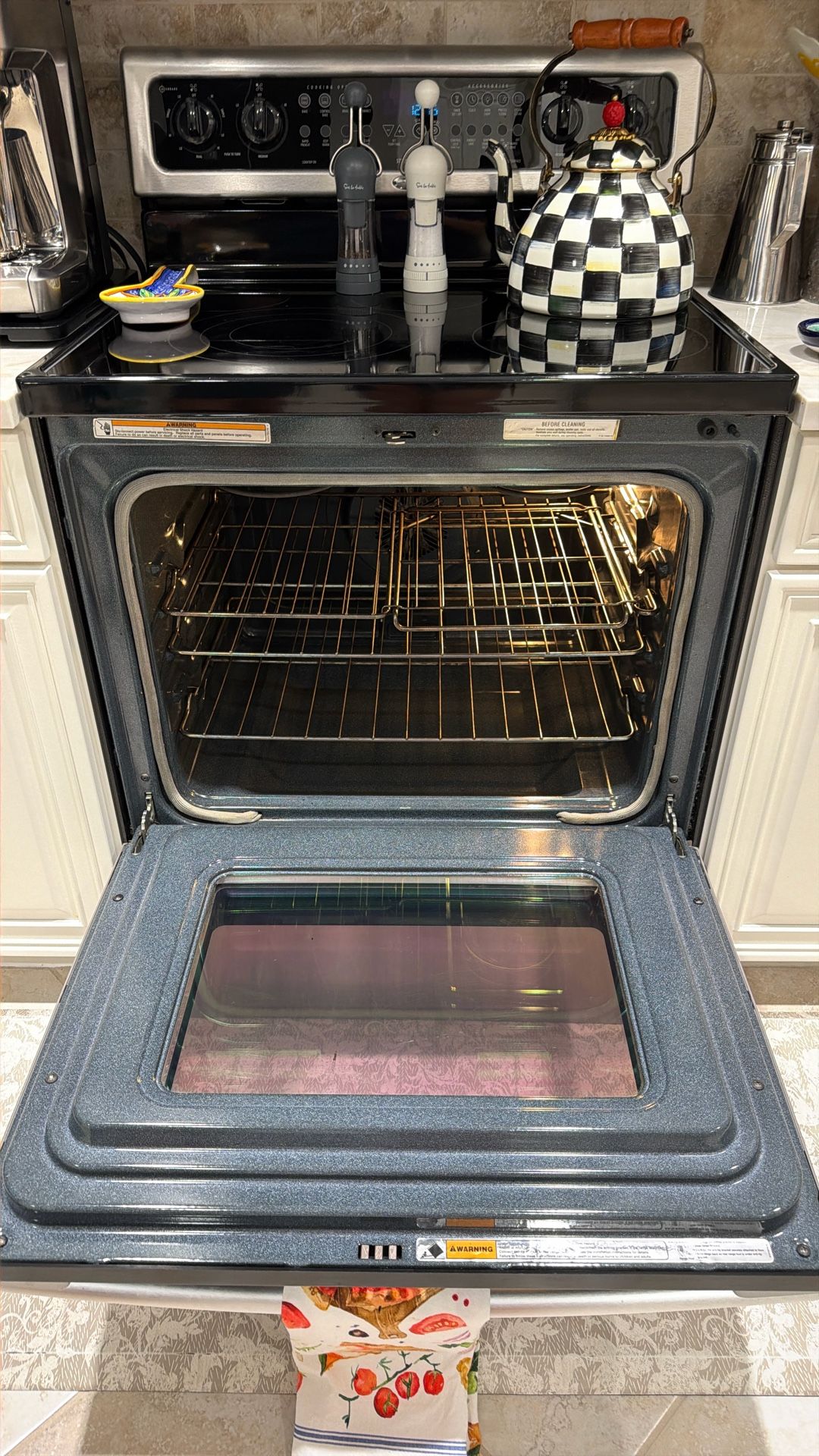 Stove & microwave duo