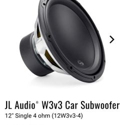 Jl Audio 12w3v3-4 Sub