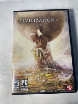 2K Sid Meier's Civilization VI PC DVD-ROM w/ Aztec Civ Pack DLC E10+ 2016