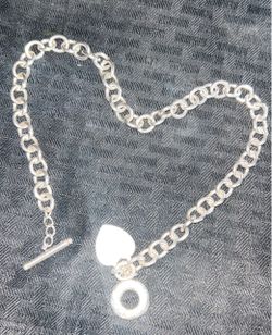 Authentic Tiffany & Co. Return to Tiffany Heart Tag Toggle Necklace
