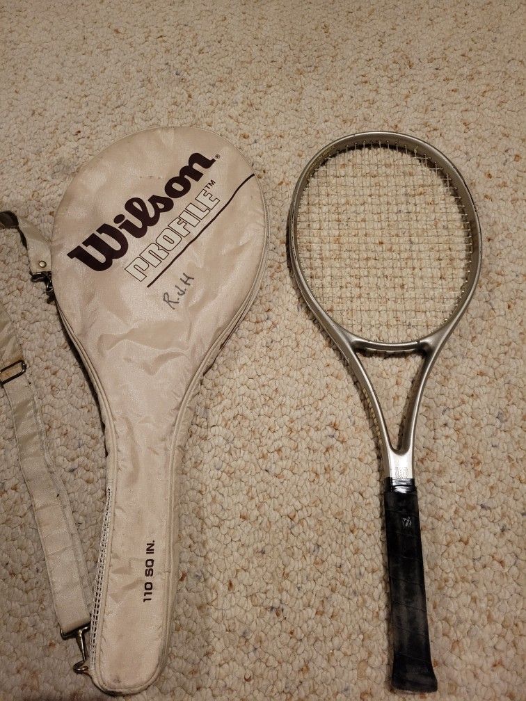 Wilson Tennis Racket - profile Model