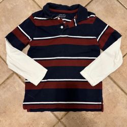 Sonoma Kids Polo Shirt - Navy, Maroon, and White