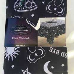 New Dark Enchantment Fabric Tablecloth 
