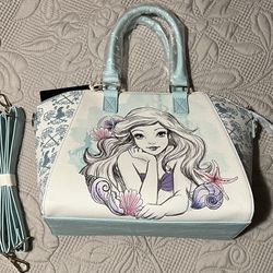 New With Tags Ariel Loungefly Satchel Bag
