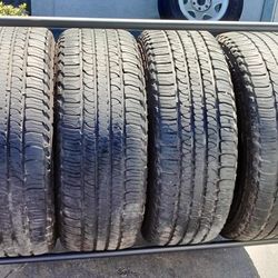 FULL SET OF GOODYEAR 245/65/17 TIRES MOUNTED AND BALANCED
