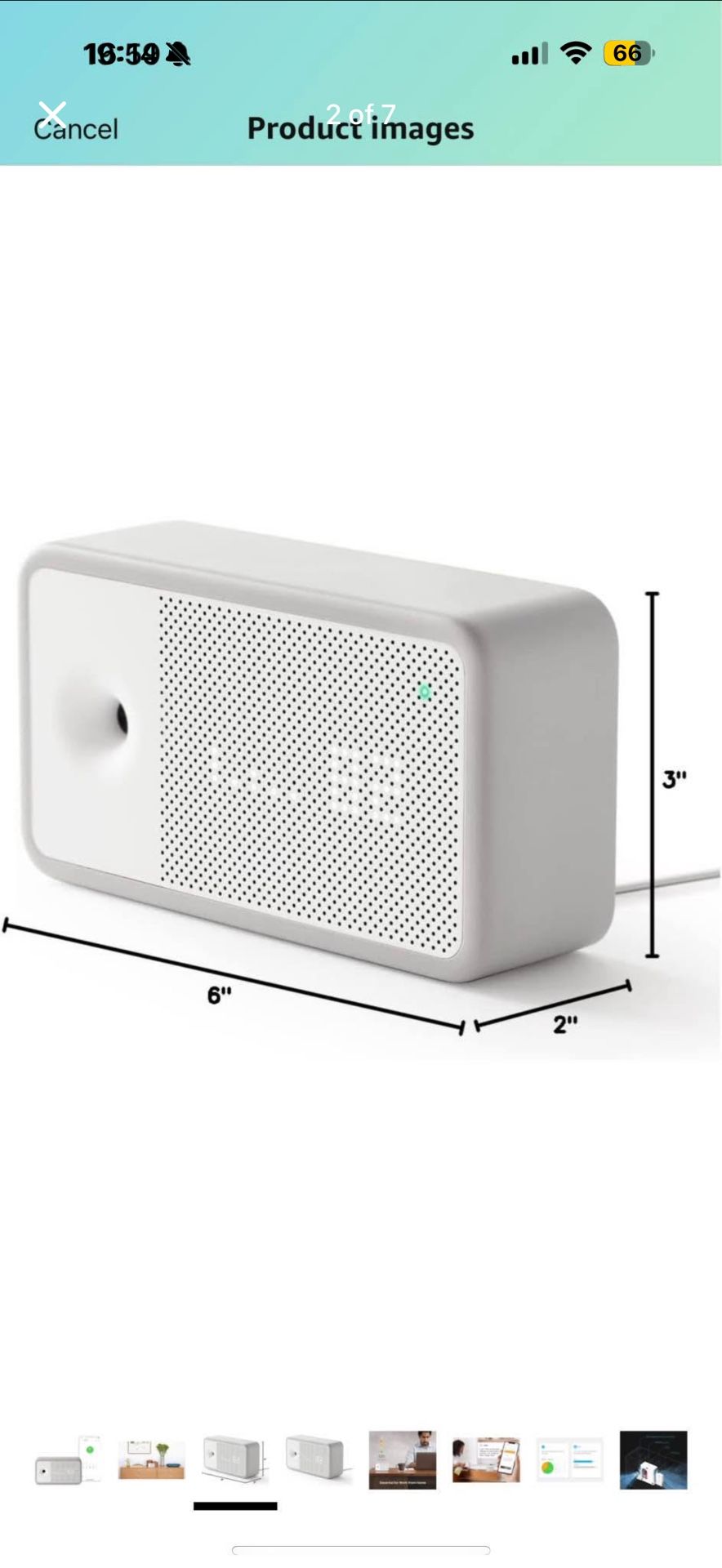 New Awair Element Indoor Air Quality CO2 PM2.5 Chemical Monitor Crypto Miner