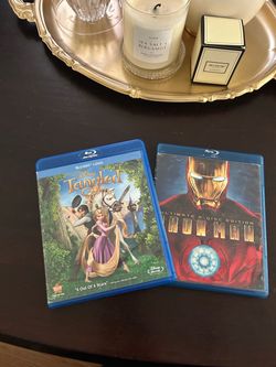Tangled / Iron Man blue ray