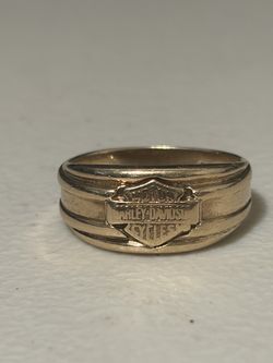 10k Harley Davidson Ring