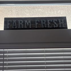 Large Farm Fresh Sign 