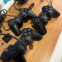 3 OEM PS2 Controllers - For Parts Only