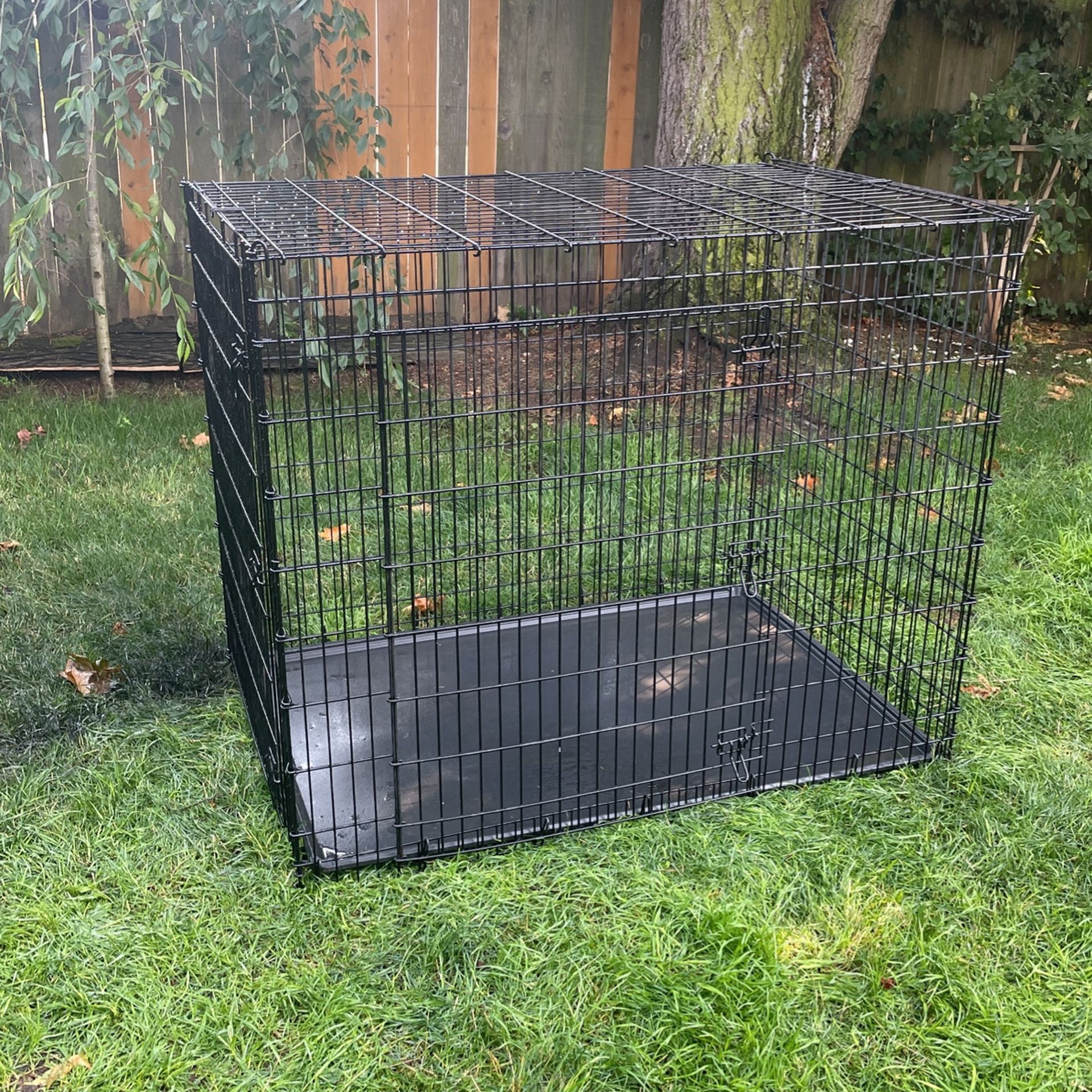 Double door 54-inch Dog 🐕 Crate For XXL Dogs