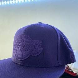 Purple Lakers Hat