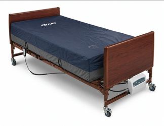 Drive 15300 42" BARIATRIC WIDTH BED & LOW AIR LOSS MATTRESS W/ PUMP - LESS THAN 6 MONTHS USED