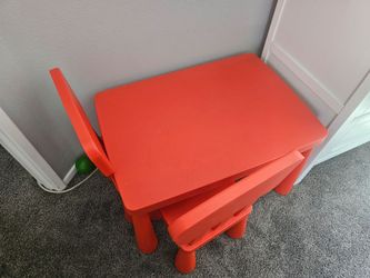 IKEA Red Kids Table