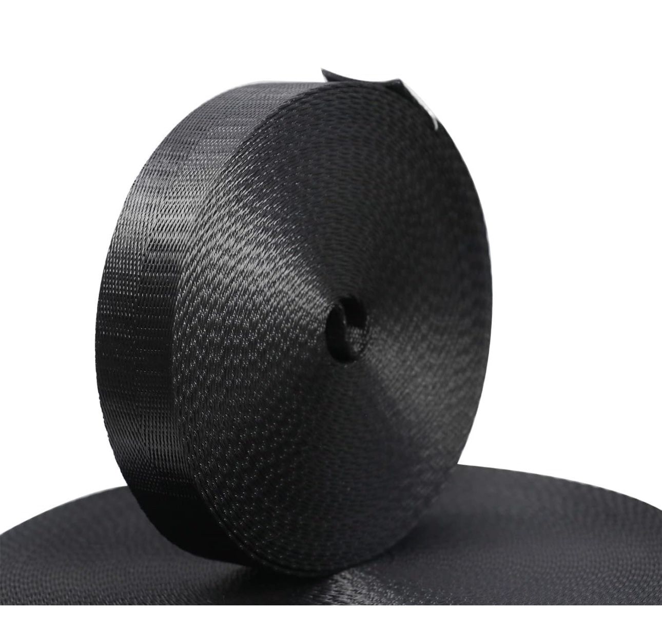 1 Roll 25 Yards 1 Inch Wide Black Nylon Heavy Duty Webbing Strap