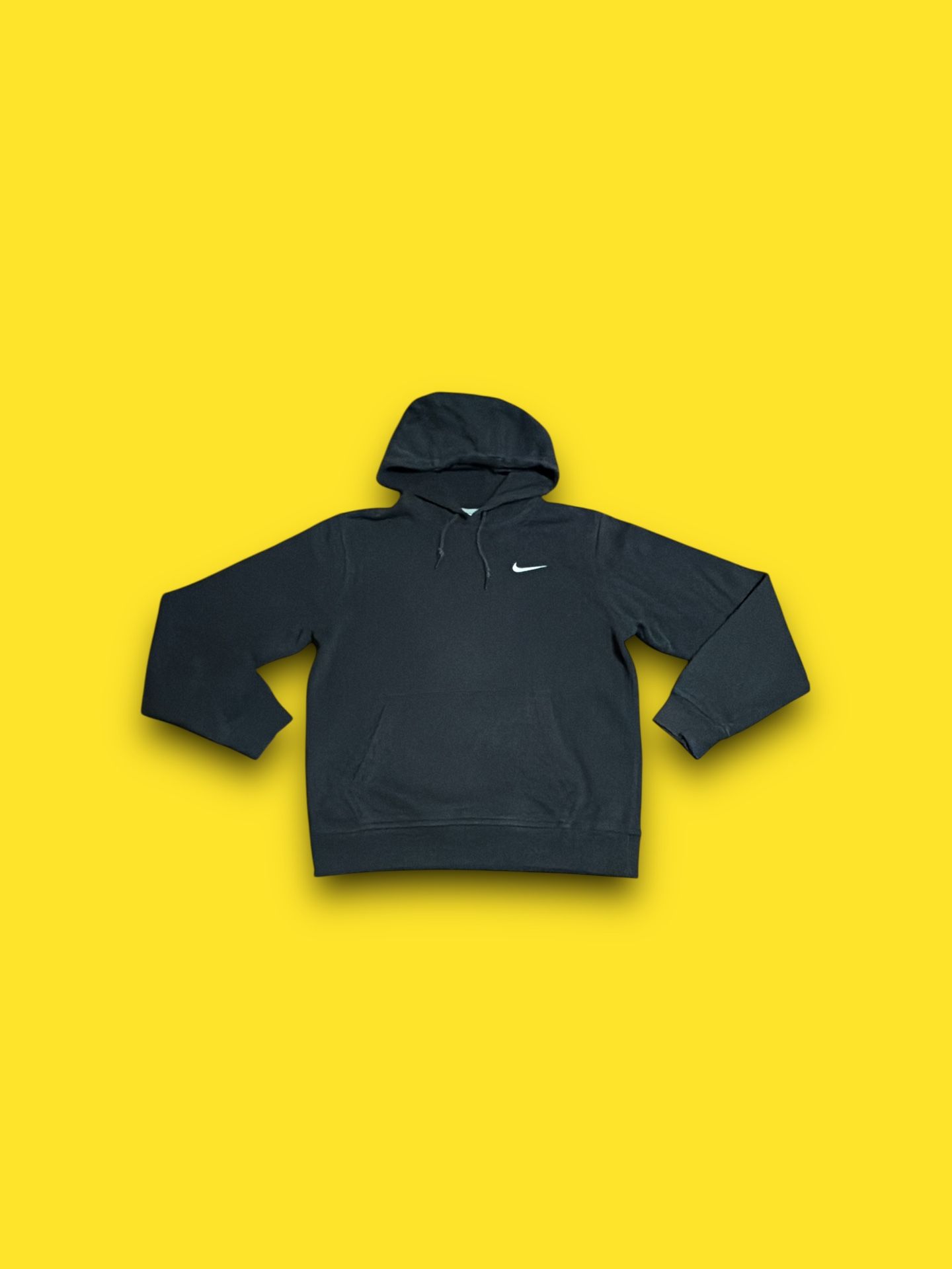 Nike sportswear club fleece pullover hoodie black men’s small