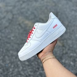 Supreme X Nike Air Force One Low White Sz 10.5 