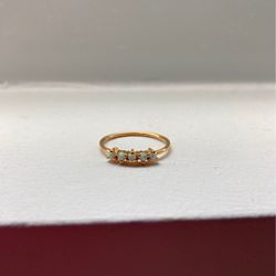 Opal Vermeil Gold Ring