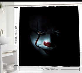 Scary Penny wise It Shower Curtain New